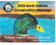 North Dakota student wins national Duck Stamp contest for slogan: Nature Needs Heroes: Be One