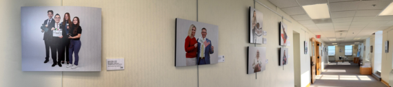 UND Constitution Day Project photos on exhibit on the 18th floor of the ND State Capitol