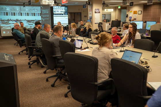Briefing at the State Emergency Operation Center During America 250 Fourth of July Event