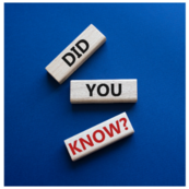 wood blocks with the words "Did you know"