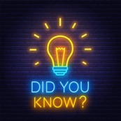 Did you know neon sign