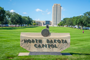Image of the ND State Capitol sign