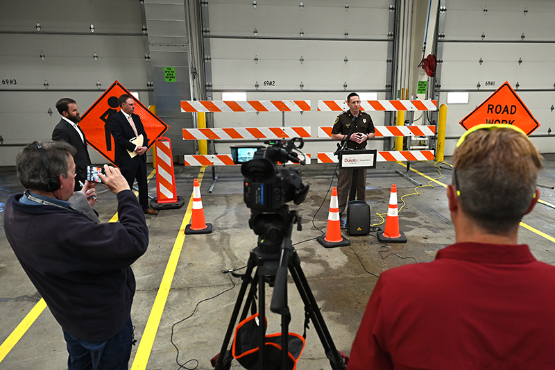 Construction press conference