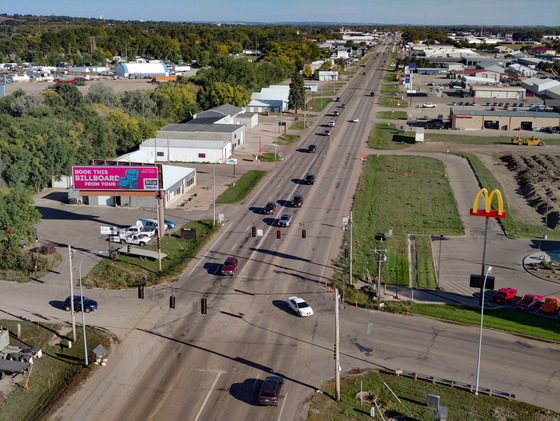 Memorial Highway in Mandan, ND.