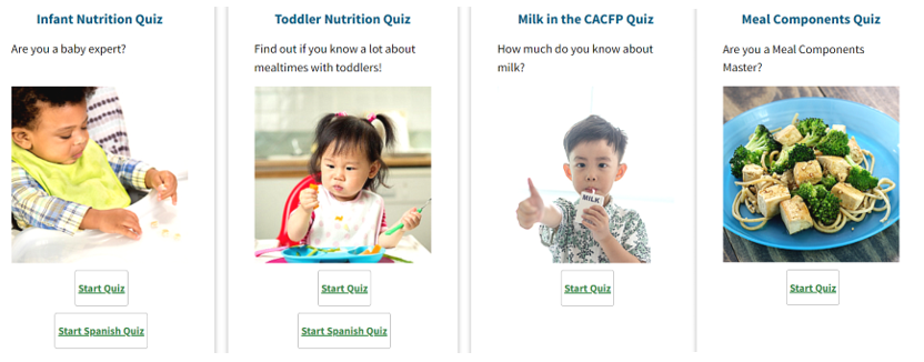 team nutrition quiz