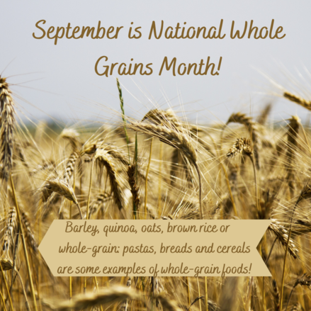 september is whole grain month