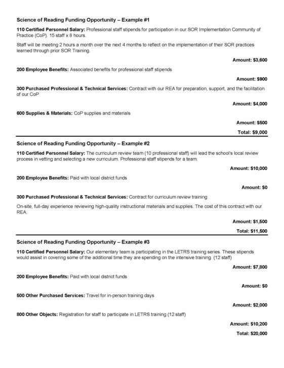 ND Science of Reading Funding Opportunity