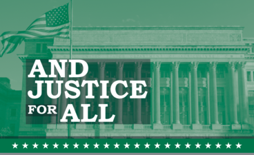 Whitten Building on And Justice for All Poster