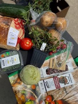 Vegetables from Veggie Van