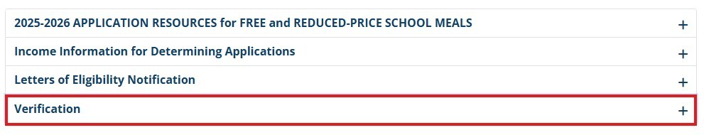 image of verification tab on website