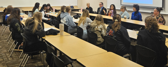 FPS students attend lunch and learn