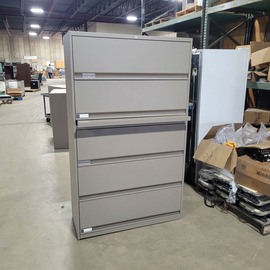 five drawer file cabinet