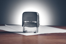 notary stamping device