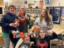 Winners of the Battle of the Books at Mandan Middle School