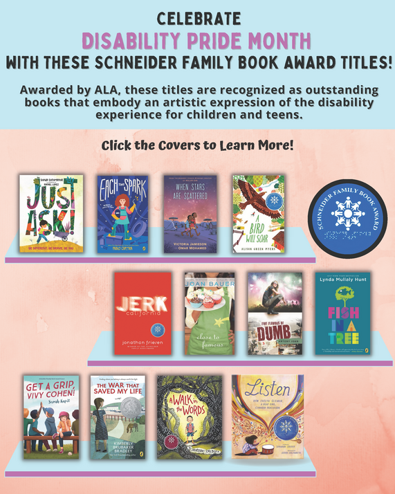 Disability Pride Month Booklist