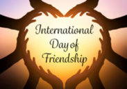 International Day of Friendship. Click to go to https://library-nd.libguides.com/EDI/DayOfFriendship