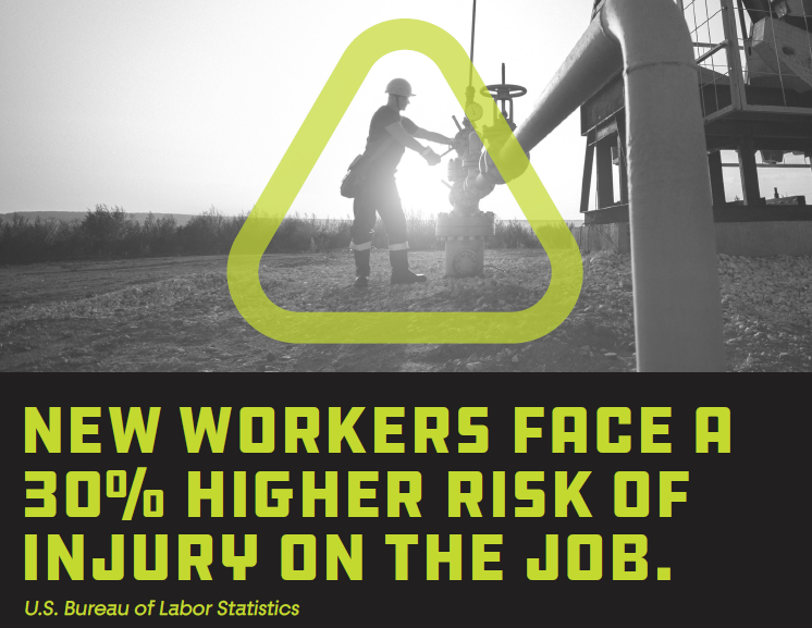 Oil worker poster