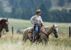 A woman working as a park wrangler