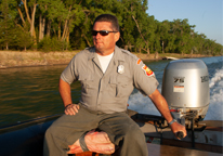 Park superintendent fishing