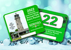 Image of 2022 park permits on festive background