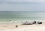 Campers on the beach at Lake McCaonughy