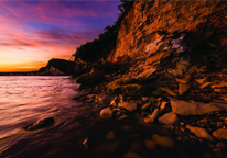 Sunset at Lewis and Clark State Recreation Area