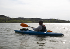 Person kayaking