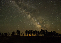 Milky Way over Ponderosa Wildlife Management Area