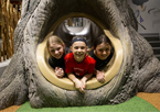 Girls playing at Schramm Education Center