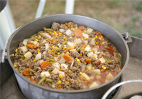 Stew in a Dutch oven