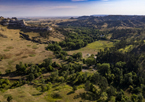 Aerial view of Sowbelly Canyon