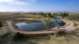 The newly renovated North Grabel Pond at Fort Robinson State Park