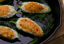 Vietnamese-style jalapeno fish poppers