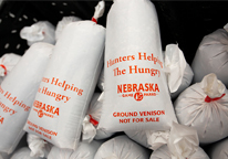 Bags of venison donated to Hunters Helping the Hungry