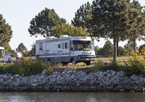 RV campers at Branched Oak State Recreation Area.