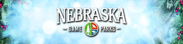 Game and Parks logo on holiday background