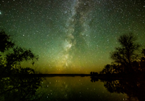 Milky Way over Merritt Reservoir