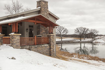 Mini lodge at Ponca State Park