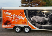 The Crimestoppers traveling trailer