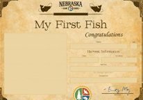 My First Fish certificate