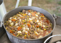 Stew in Dutch oven