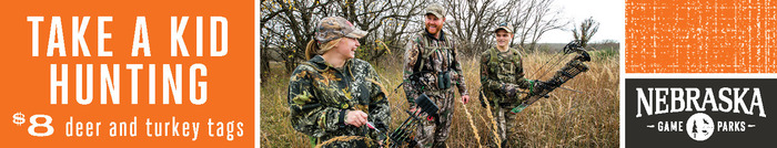 Ad: Take a kid hunting, $8 deer and turkey tags