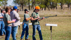 Young shooters at competition