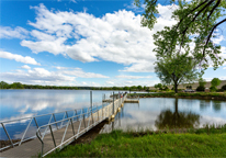 Fishing dock at Lake Ogallala