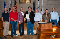 Game and Parks staff with Gov. Jim Pillen at Nebraska capitol