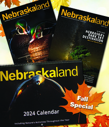 Nebraskaland covers and 2024 calendar cover