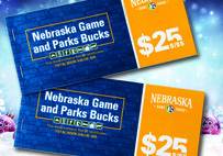 Game and Parks Bucks on a holiday background