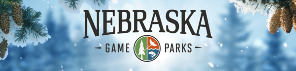 Game and Parks logo on winter background