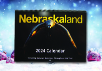 2024 Nebraskaland calendar on holiday background