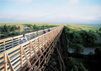 Aerial view of the Cowboy Trail